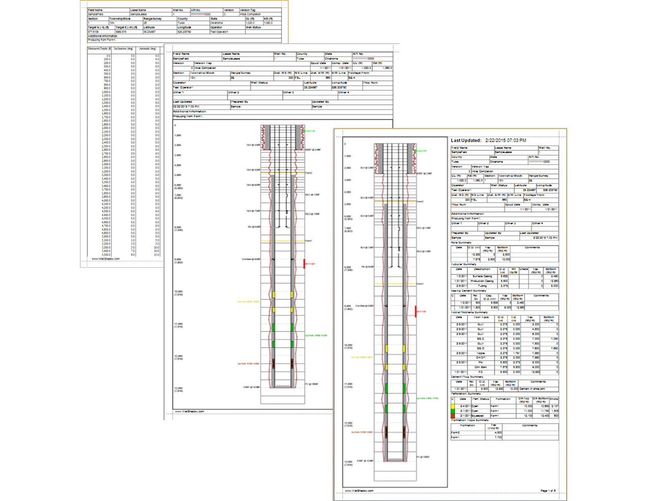 PetroCode Wellbore Diagram Reporting